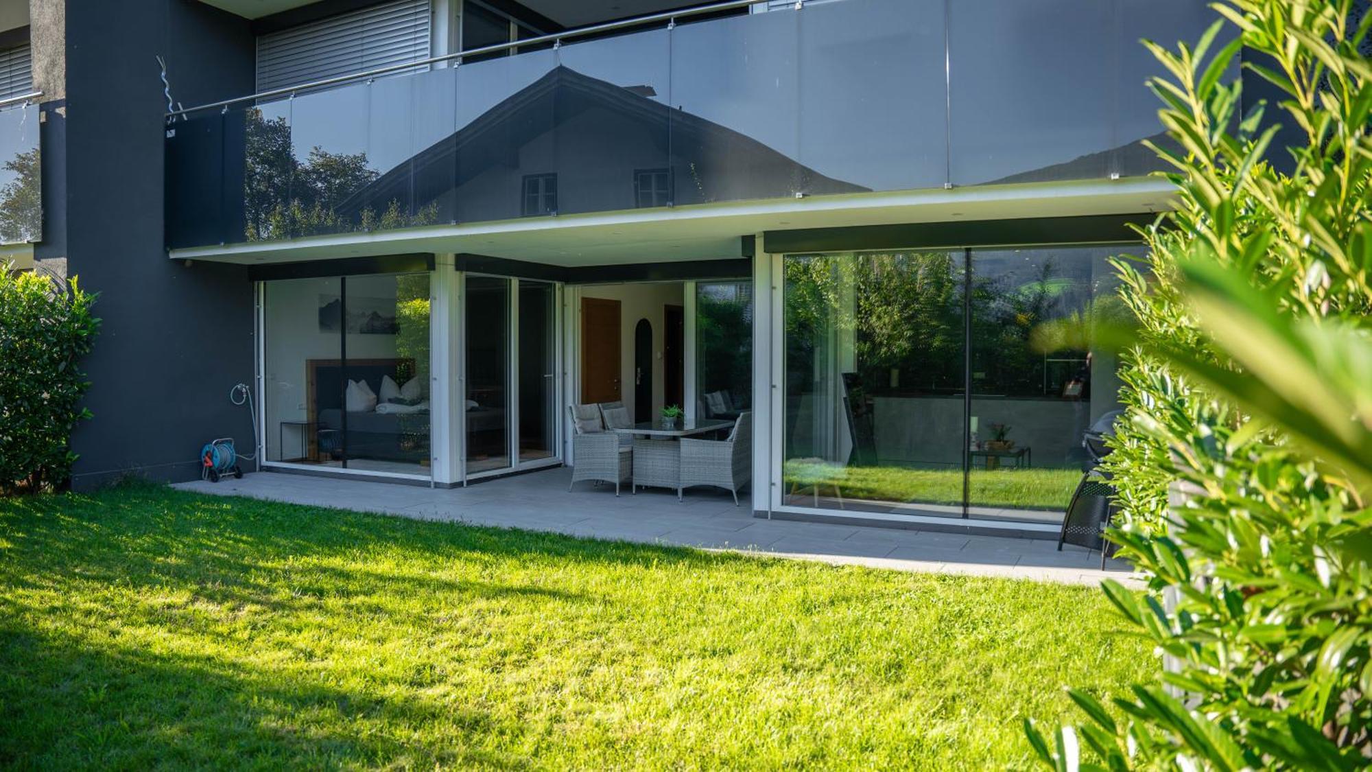 Sonnige Gartenwohnung Fritzens Exterior photo